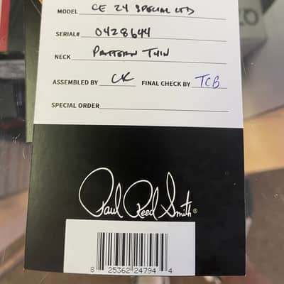 Paul Reed Smith CE 24 Special Limited-Edition Electric Guitar Carroll Blue 2026 - Carroll Blue image 12