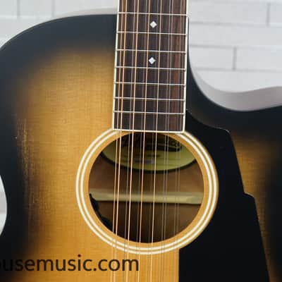 D'Angelico Premier Fulton 12-String Grand Auditorium - Aged Burst image 4
