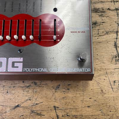 Used Electro Harmonix POG Polyphonic Octave Generator Guitar Pedal Made in the USA with Original AC Adapter image 5
