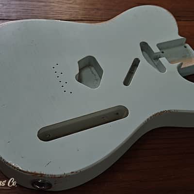 Telecaster Body Sonic Blue Relic - Vintage Style Aged Nitro image 7