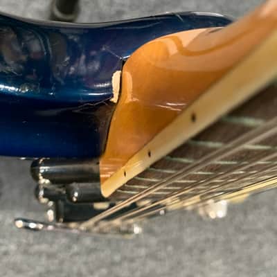 Mosrite 12 string venture model the blue Phoenix 60s Blue image 10