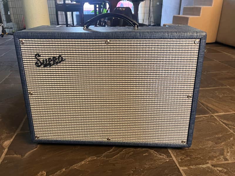 Supro 1650RT Royal Reverb 2015 - Present - Blue Rhino image 1