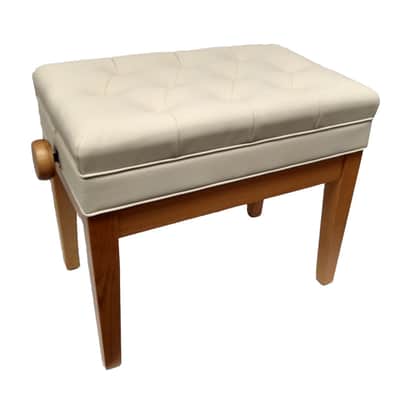 Frederick Artist Adjustable Piano Bench W/music Storage - Natural image 4