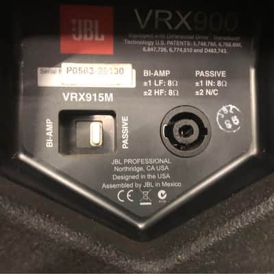 JBL VRX915M 15" 2-Way Passive Floor Monitor Speaker image 2
