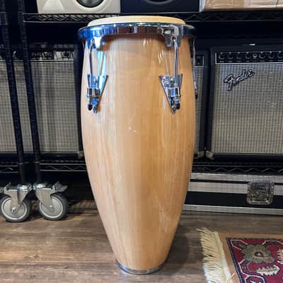 Latin Percussion LPA646-AW Aspire Series 10/11" Conga Set with Stand, Black Hardware 2010s - Natural image 5