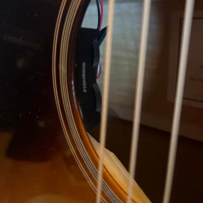 AMI GJA-AG200 Jumbo Acoustic-Electric Guitar with Gator Hardshell Case image 7