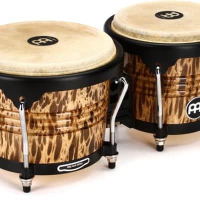 Meinl Percussion Marathon Designer Series Bongos - Leopard Burl image 2