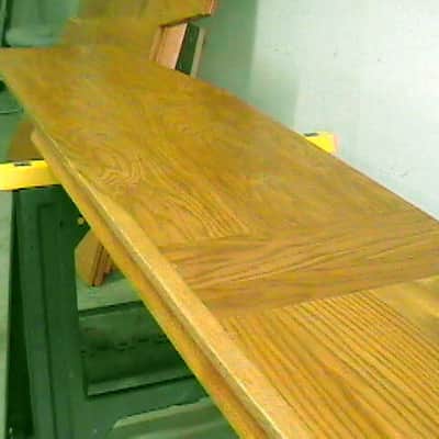 Oak Studio Desk with Racks/Patchbay/Monitor Bridge image 18