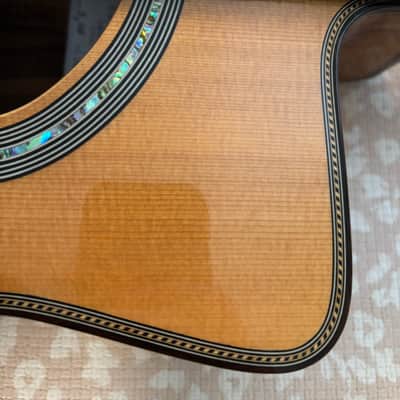 Dell Arte Grand Bouche, John Kinnard Solid Flame Koa With BigTone Pickup image 7