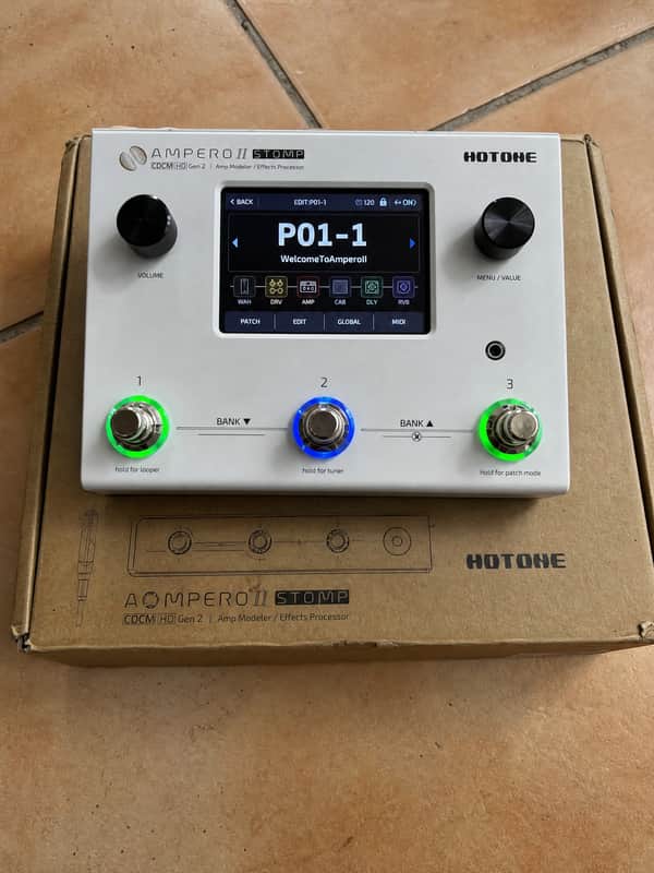 Hotone MP-300 Ampero II Stomp Amp Modeler / Effects Processor