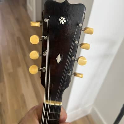 Gorgeous Martin Style Vintage 1800’s J. Howard W. Foote & Co CHALLENGE ROSEWOOD Bowlback Mandolin Challenge Bowlback Tater Bug Mandolin - Brazilian Rosewood image 10