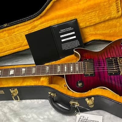 NEW! Gibson Custom Les Paul Axcess Standard Figured Top Floyd Rose Electric Guitar - Greatest Hits II - Authorized Dealer - Tri-Berry Burst - WOW! 8.45lbs - G07676 image 14