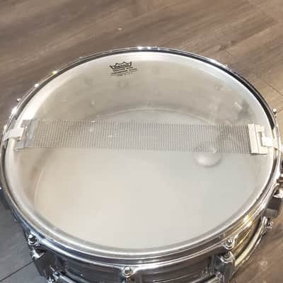 Pearl STEEL / ACIER SNARE 14'' x 5'' 1985 - CHROME image 5