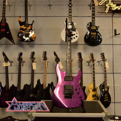 ESP LTD Kirk Hammett Signature Electric Guitar w/case KH-602 in Purple Sparkle image 1