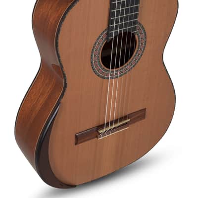 Manuel Rodriguez D-C MAGISTRAL Series All Solid 4/4 Size Armrest Solid Cedar Top Nylon 6-String Classical Acoustic Guitar image 3