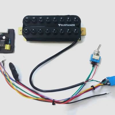 Veyz Guitar 7 String Humbucker Sustainer Pickup | Hosco Japan Push Push Version | Not Sustainiac Stealth Pro Nor Fernandes Sustainer | image 6