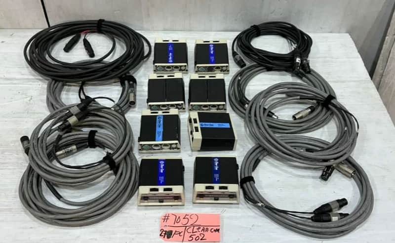 Clear-Com RS-502 Two Channel Intercom Belt Pack#7052 (LOT OF 6)(TRUEHEARTSOUND) image 1