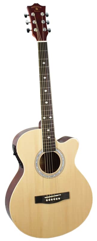 Indiana MAD-NT Madison Concert Cutaway with Electronics Natural image 1