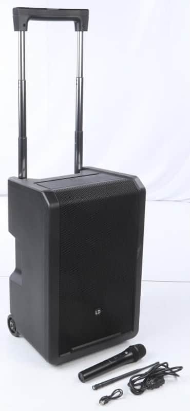 LD Systems ANNY 10 Battery-powered Loudspeaker with Handheld Mic - B47 Band  Black (ANNY10HHDB47U1) image 1