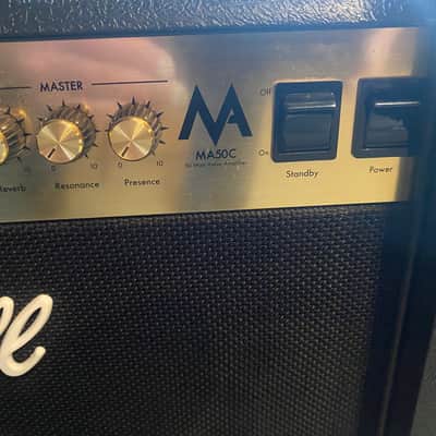 MARSHALL MA50C 50W TWO CHANNEL TUBE COMBO AMPLIFIER image 5