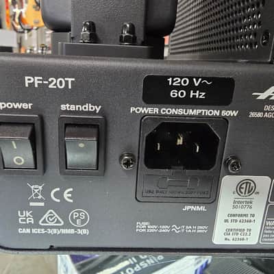 Ampeg PF-20T Portaflex 20-Watt Tube Bass Amp Head 2015 - Present - Black image 4
