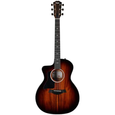 Taylor 224ce-K DLX Grand Auditorium Left-Handed Acoustic-Electric Guitar, Shaded Edgeburst, with Case image 4