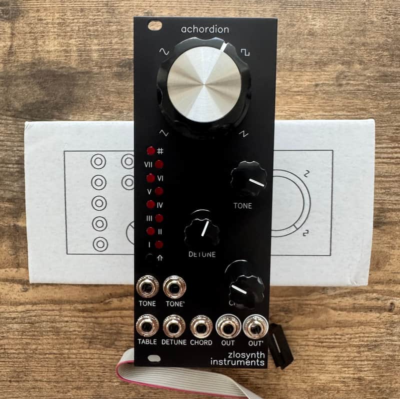 Zlosynth Instruments Achordian - Chord quantizing wavetable oscillator 2026 - Black image 1