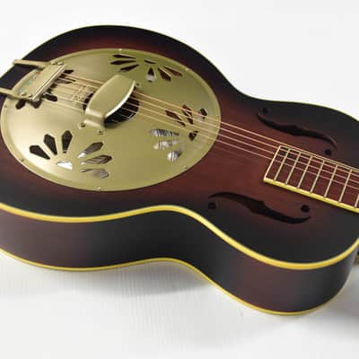 Gretsch G9241 Alligator Mahogany Round Neck Acoustic Electric Resonator - 2-color Sunburst image 4