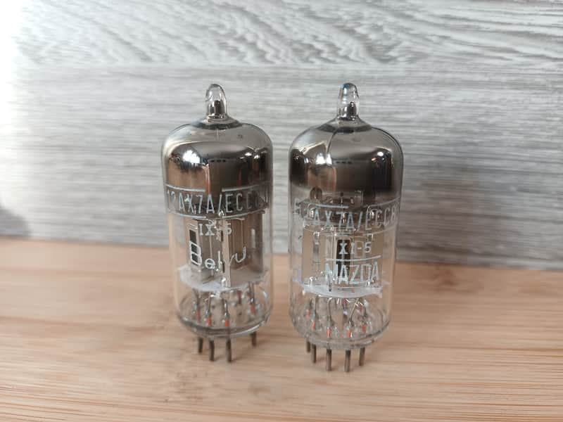 Fantastic NOS Mazda BELVU 12AX7A  SILVER PLATE ecc83 e83cc 7025 special quality 12ax7 made in France image 1