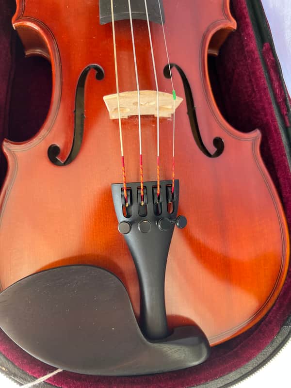 Krutz V210, 1/2 size violin set, 2017 Antique red cherry image 1