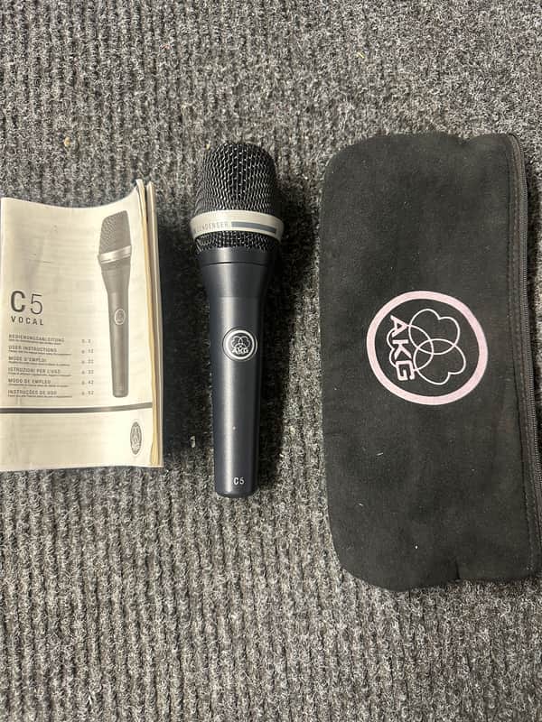 AKG C5 Handheld Condenser Vocal Microphone 2010s - Black image 1