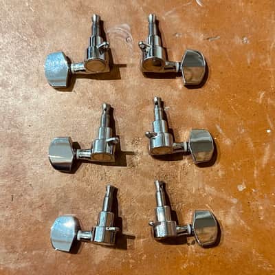 3x3 Electric Guitar Tuning Machine Heads/Keys (set of 6) - Chrome image 1
