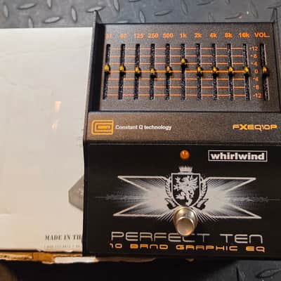 Whirlwind Perfect Ten 10-Band Graphic EQ Guitar Ten Band Equalizer image 2