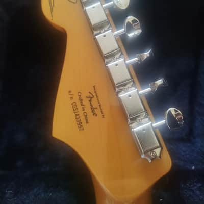 Squier Simon DEMO VIDEO Neil Stratocaster (US Customers Tax included in shipping cost)  Fiesta Red image 6