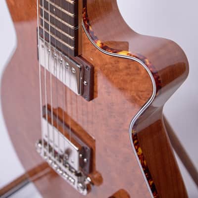 Grez Mendocino Custom 2021 Quilted OG Redwood Top, Tortoise Binding 5lbs 3oz NEW (Authorized Dealer) image 10