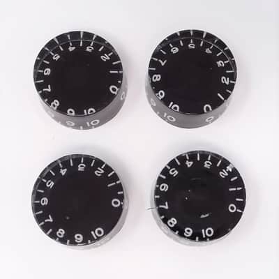 True Custom Shop® Black Embossed Speed Knobs set for Gibson USA Les Paul SG image 2