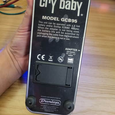 Dunlop GCB95 Cry Baby Standard Wah 1982 - Present - Black image 3