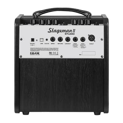 NUX Stageman AC60 | 60 Watt Acoustic Guitar Amplifier | Included NMP-2 Lite Dual Footswitch Controller image 4