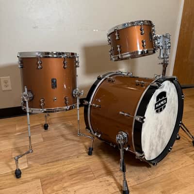 ~RARE!~ Mapex Black Panther Design Lab 3-Piece 12/14/20 Versatus Drum Kit Set in Transparent Copper Lacquer (Rm4) image 2