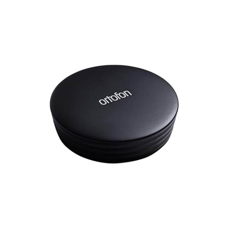 Mint Ortofon Record Stabilizer Weight with Protective Felt Pad - 240g Aluminum Weight for Vinyl Playback - Stylish Matte Finish and Textured Wavegrip image 1