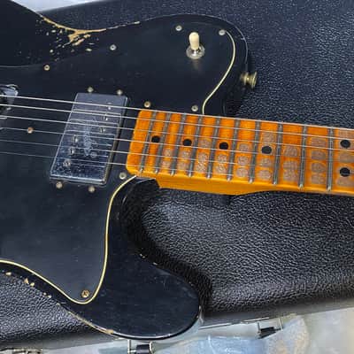 NEW! Fender Custom Shop Telecaster Custom Heavy Relic - Limited Edition - Black - Only 6.85lbs - Authorized Dealer - G06382 image 2
