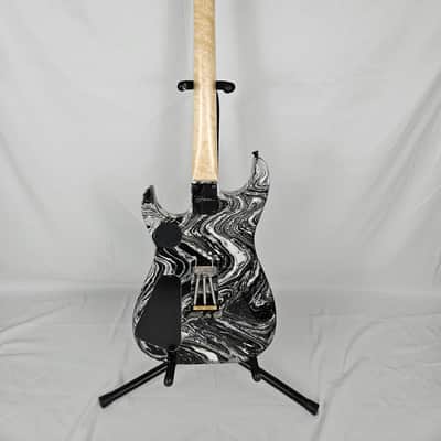 Funk Guitars USA SS Series 2025 - B/W Swirl Duncan Pickups Gotoh Floyd Rose Superstrat Guitar image 5