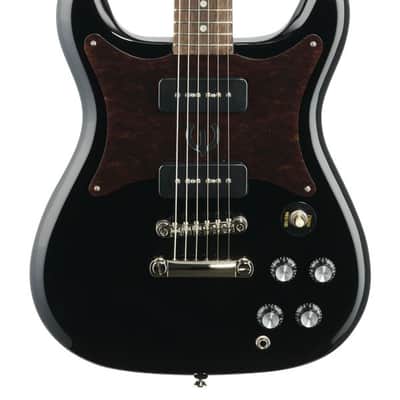 Epiphone Wilshire P90 Guitar 2 Pickup Double Cutaway Ebony image 3