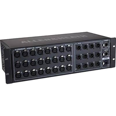 Allen & Heath AR2412 Remote Stage Rack + (16) XLR Cables + Gator Cases GR4L + GLS Audio 100ft Mic Mic Cables image 2