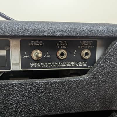 Music Man Musicman 100 RP Tube Guitar Amplifier Amp Head 1978-1984 Black Tolex Phaser image 8