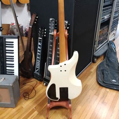 Kubicki X Factor 4 String Bass 1985 - White (1st one sold #24) image 4