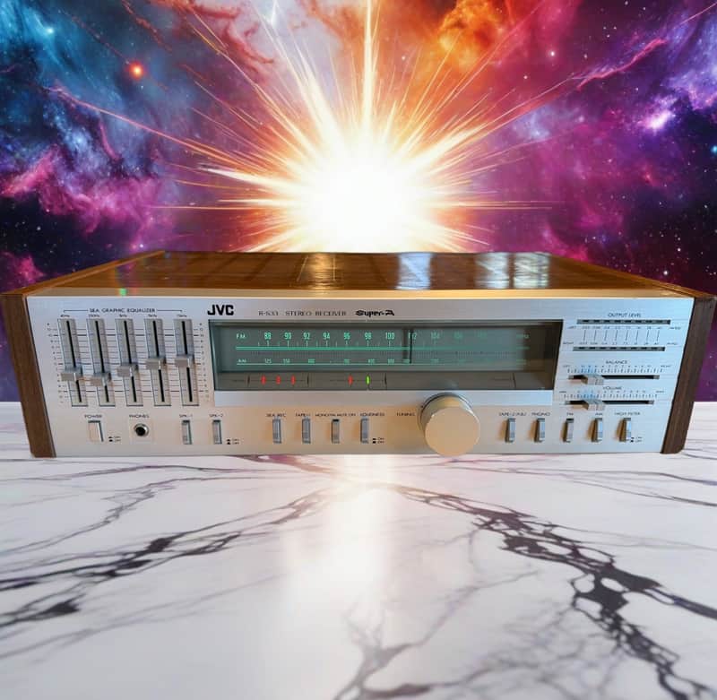 🔥JVC R-S33 80W Receiver w 5-Band EQ! Phono Ready To Rock And Roll FRESH SERVICE image 1
