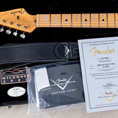 2022 Fender Custom Shop Wildwood 10 Limited Edition 1957 Stratocaster Heavy Relic Dark British Racing Green, Featherweight image 19
