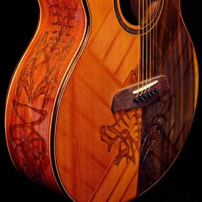 Blueberry Handmade Acoustic Guitar Grand Concert image 1