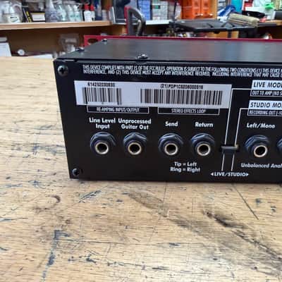 Line 6 POD Pro Rackmount Multi-Effect and Amp Modeler 2001 - 2003 - Red image 10